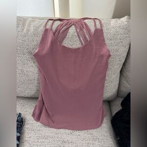 Chic Mauve Strappy Tank Top